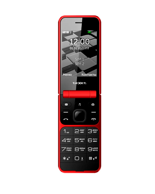 Texet  Мобильный телефон  TM-405 цвет красный