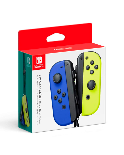 Игровой контроллер Nintendo Joy-con Yellow/Blue - фото 2
